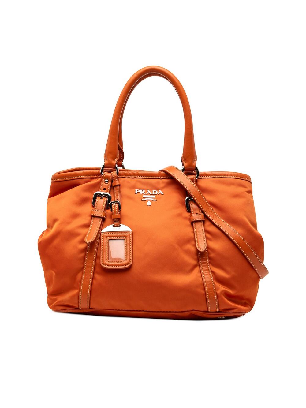 Prada Soft Calf Trimmed Tessuto Satchel #276514P54B